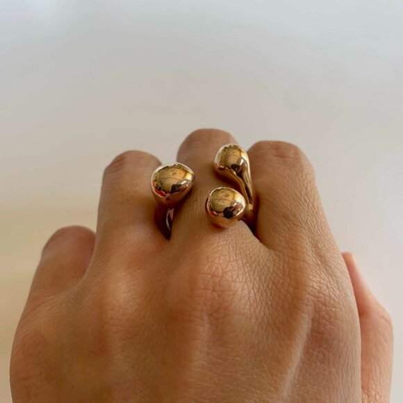 monicacastiglioni リング Bronze Spatusce Ring Bronze 05 – Moth